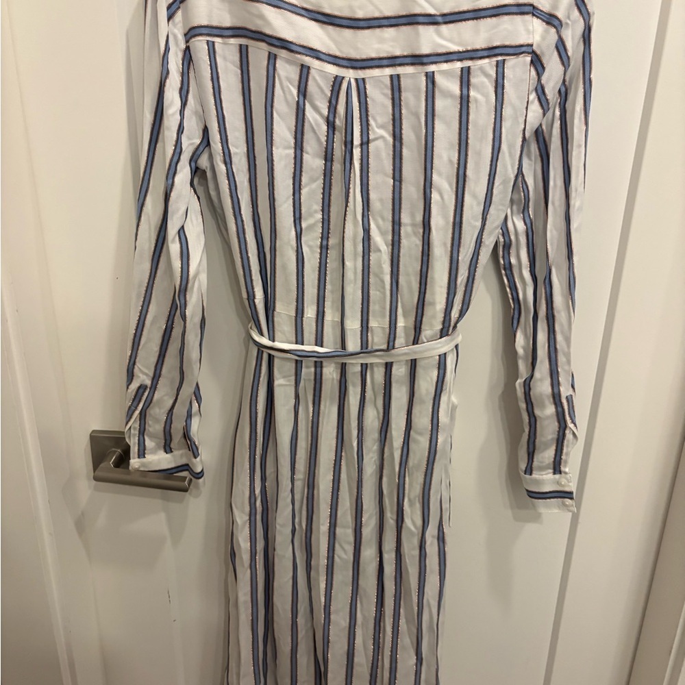 GUESS STRIPED SHIRT DRESS - Picture 8 of 9
